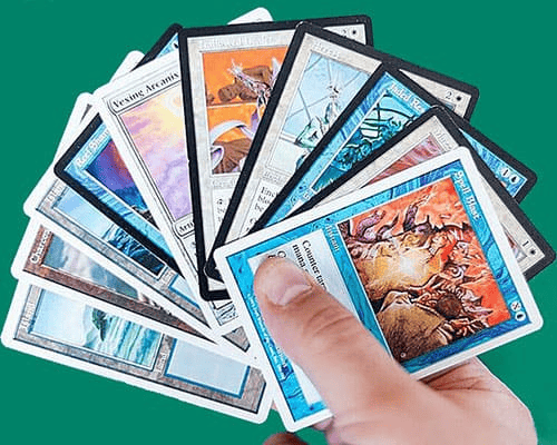 Example Hand in Magic: The Gathering